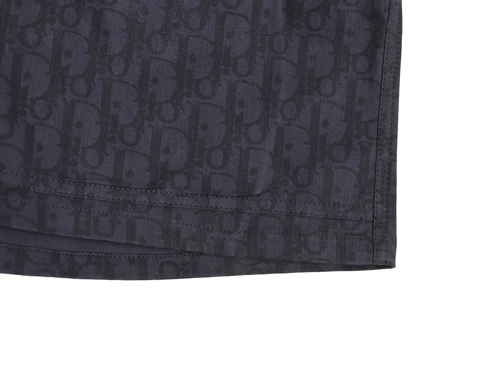 D*or all over print jacquard denim shorts tsk1