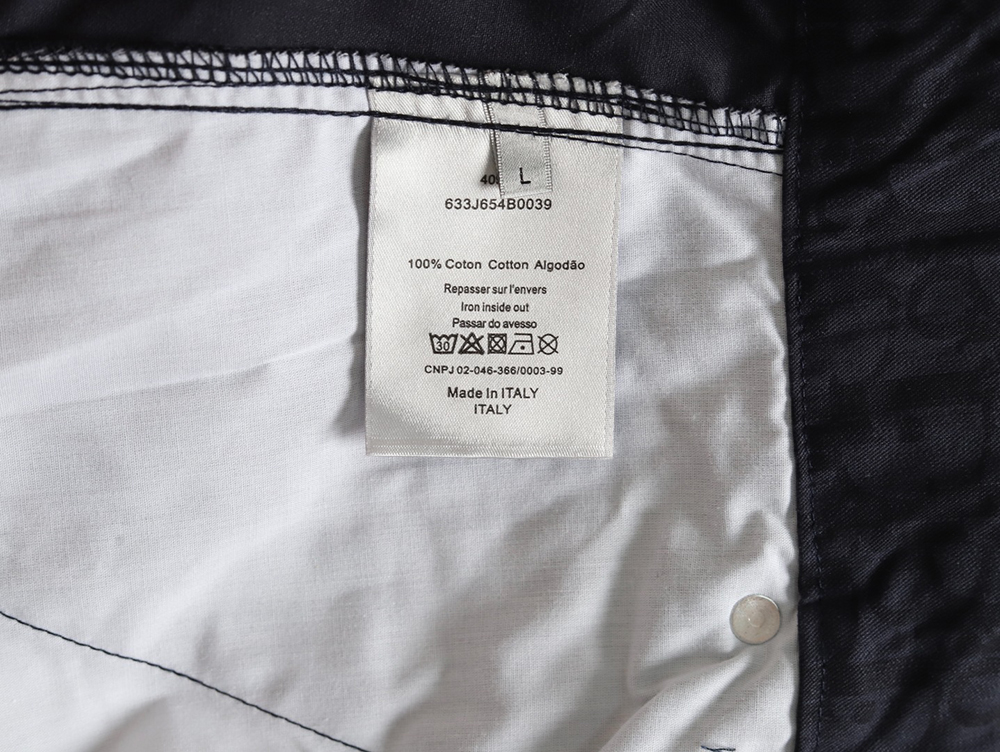 D*or all over print jacquard denim shorts tsk1