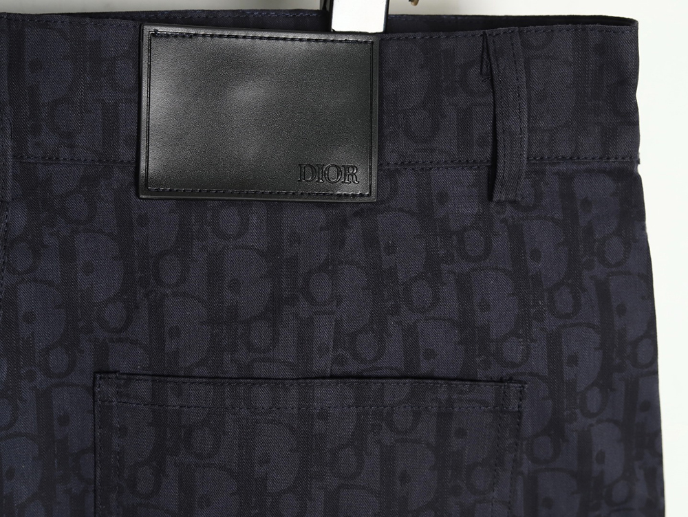 D*or all over print jacquard denim shorts tsk1