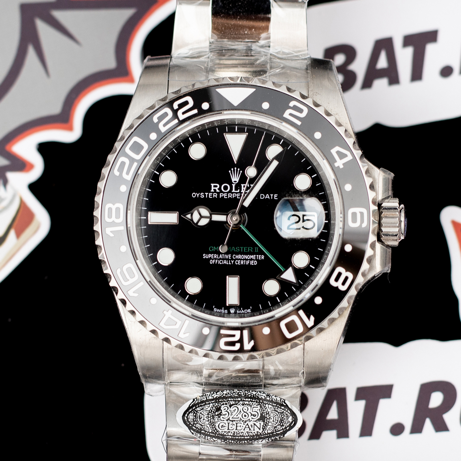 R*l*x - gmt master ii 116710ln black ceramic 904l oyster gmf v5 vr3186