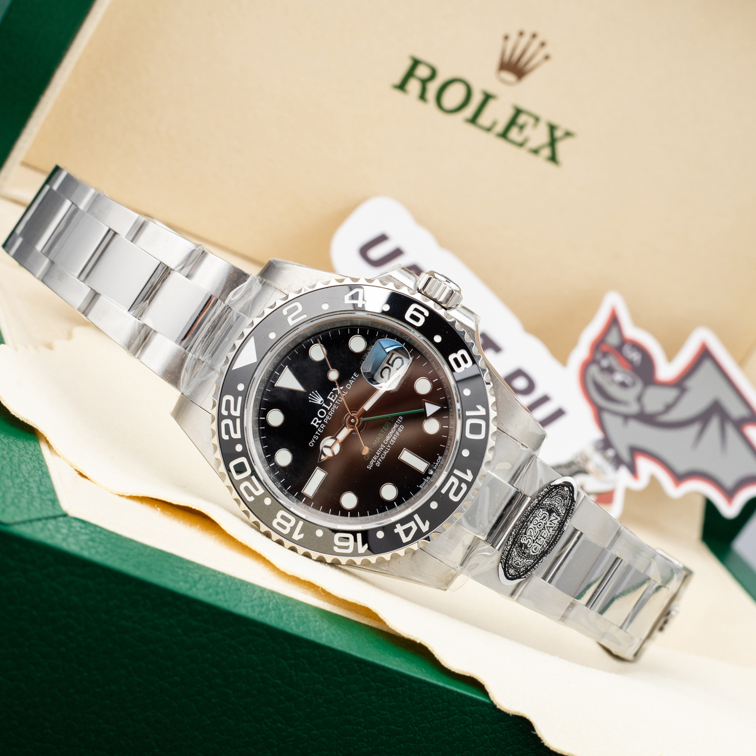 R*l*x - gmt master ii 116710ln black ceramic 904l oyster gmf v5 vr3186