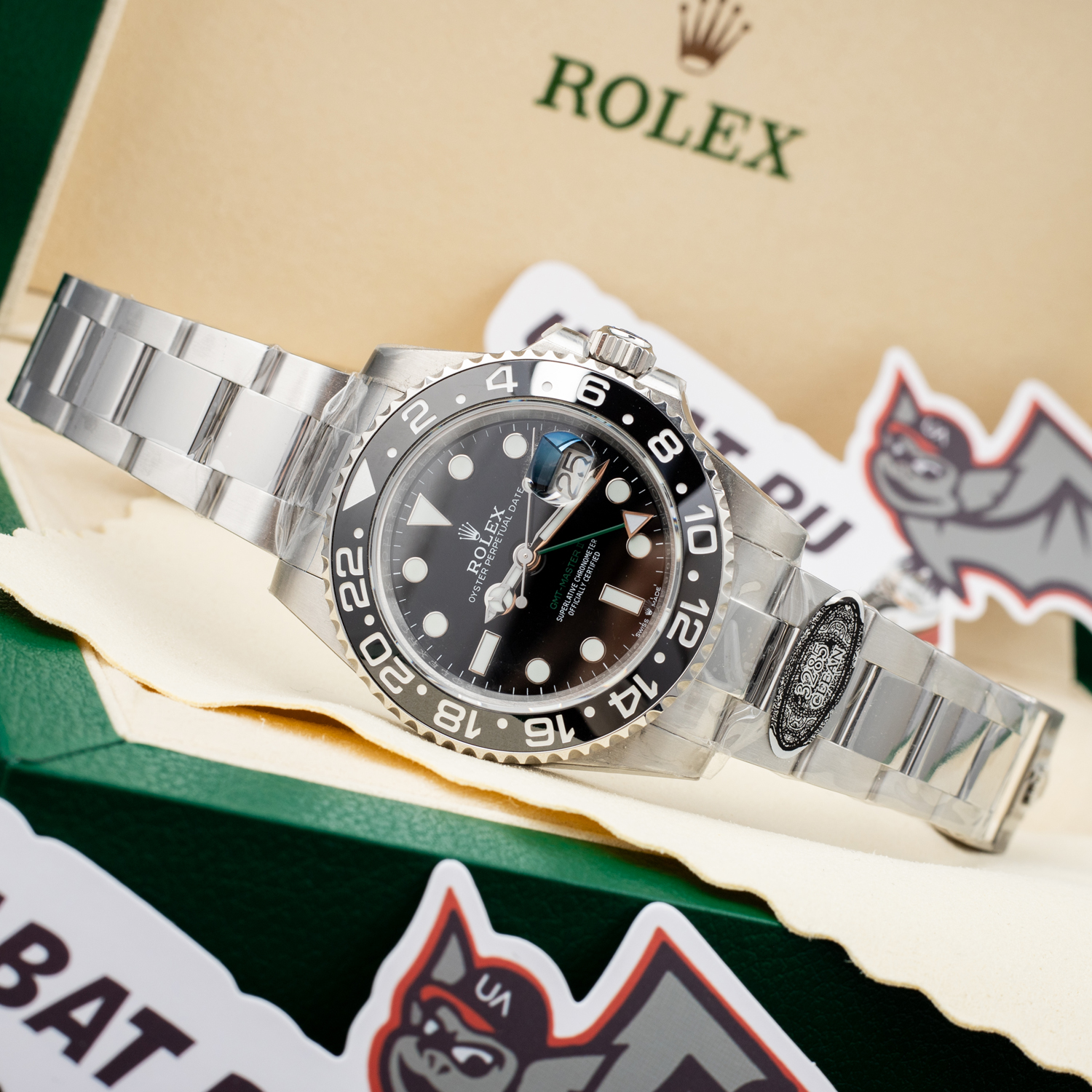 R*l*x - gmt master ii 116710ln black ceramic 904l oyster gmf v5 vr3186