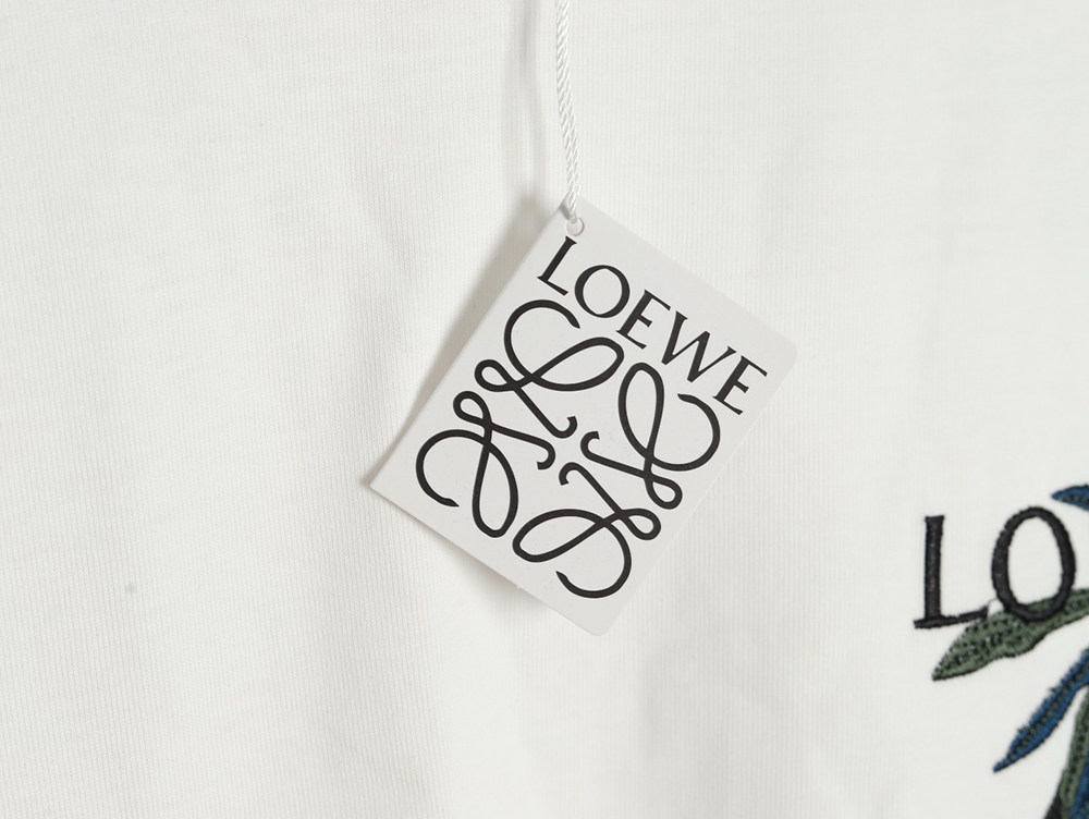 L0ew* embroidered coconut tree short sleeve t-shirt