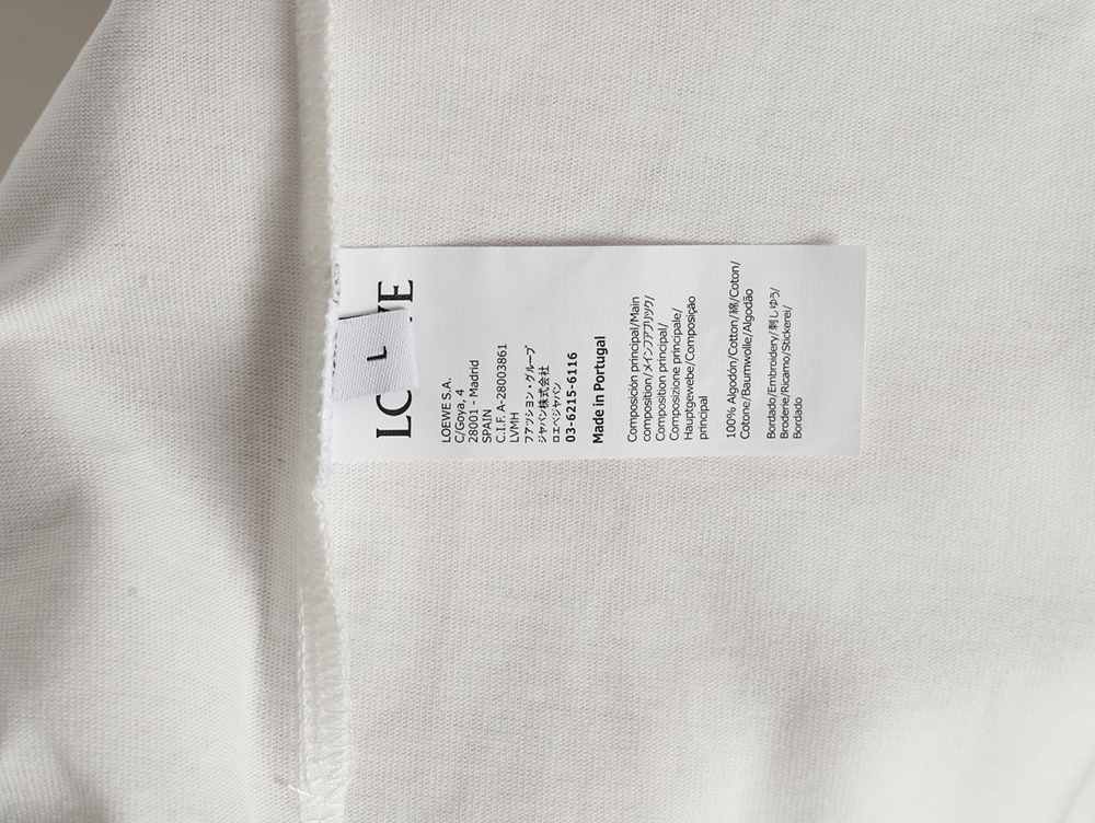 L0ew* embroidered coconut tree short sleeve t-shirt