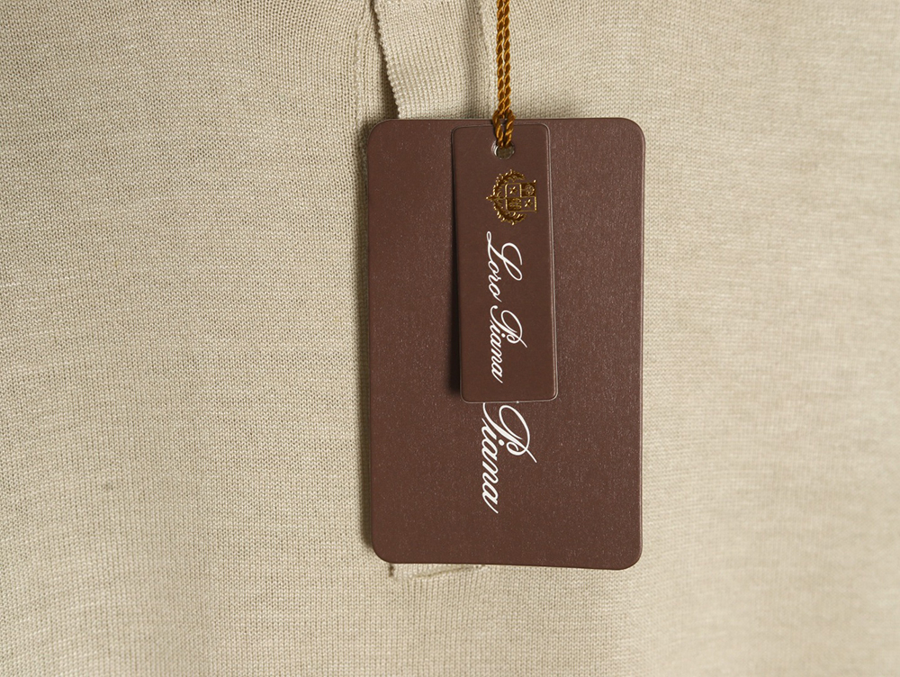 L**o p*ana henley collar short sleeve t-shirt