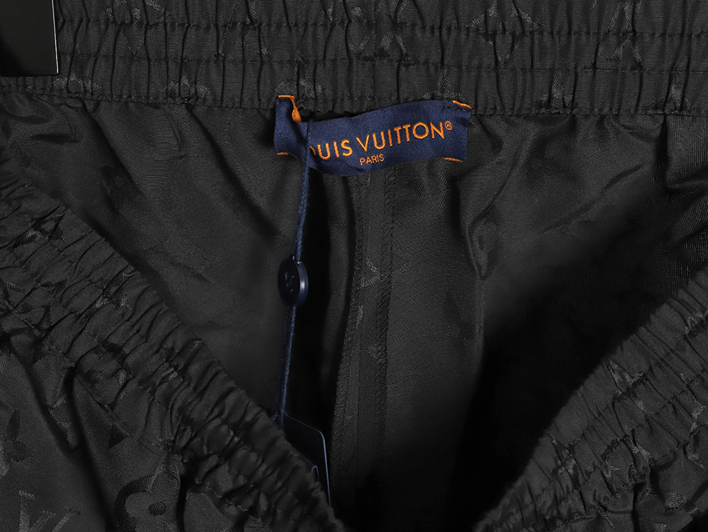 l0*is V*t0n old flower pattern jacquard silk shorts