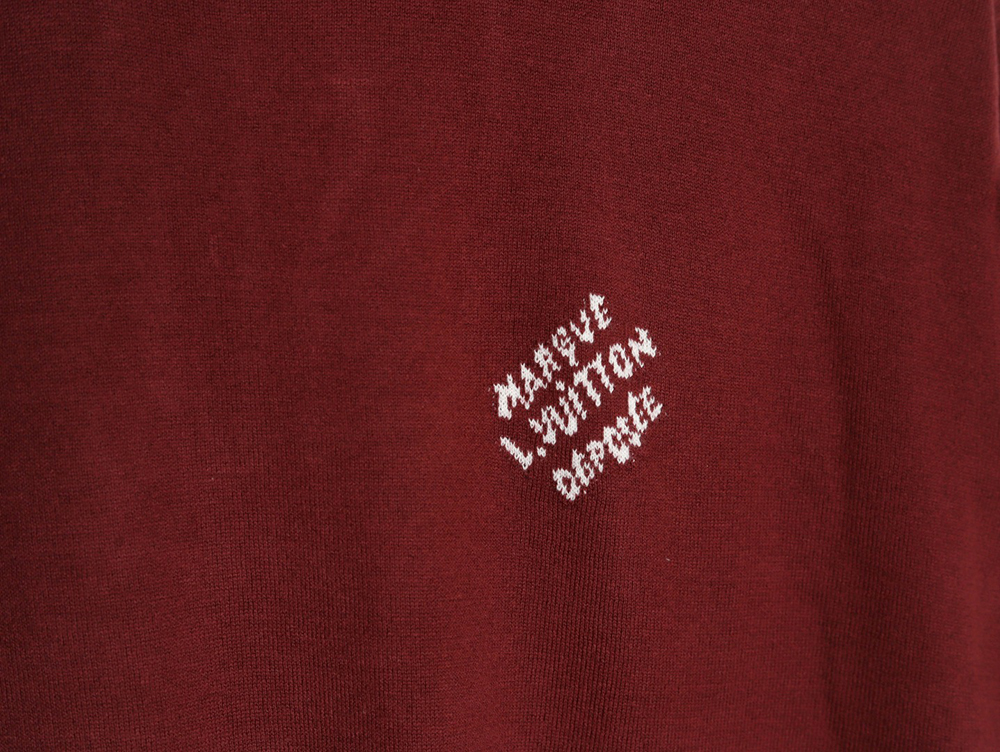 l0*is V*t0n jacquard lettering logo short sleeves