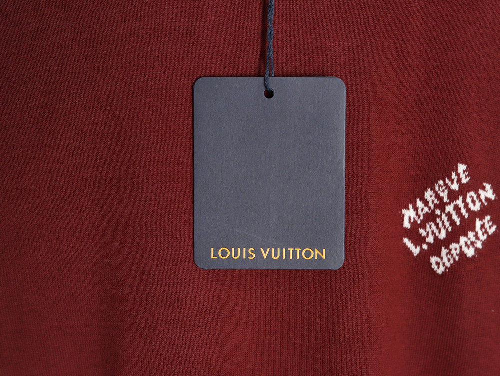 l0*is V*t0n jacquard lettering logo short sleeves