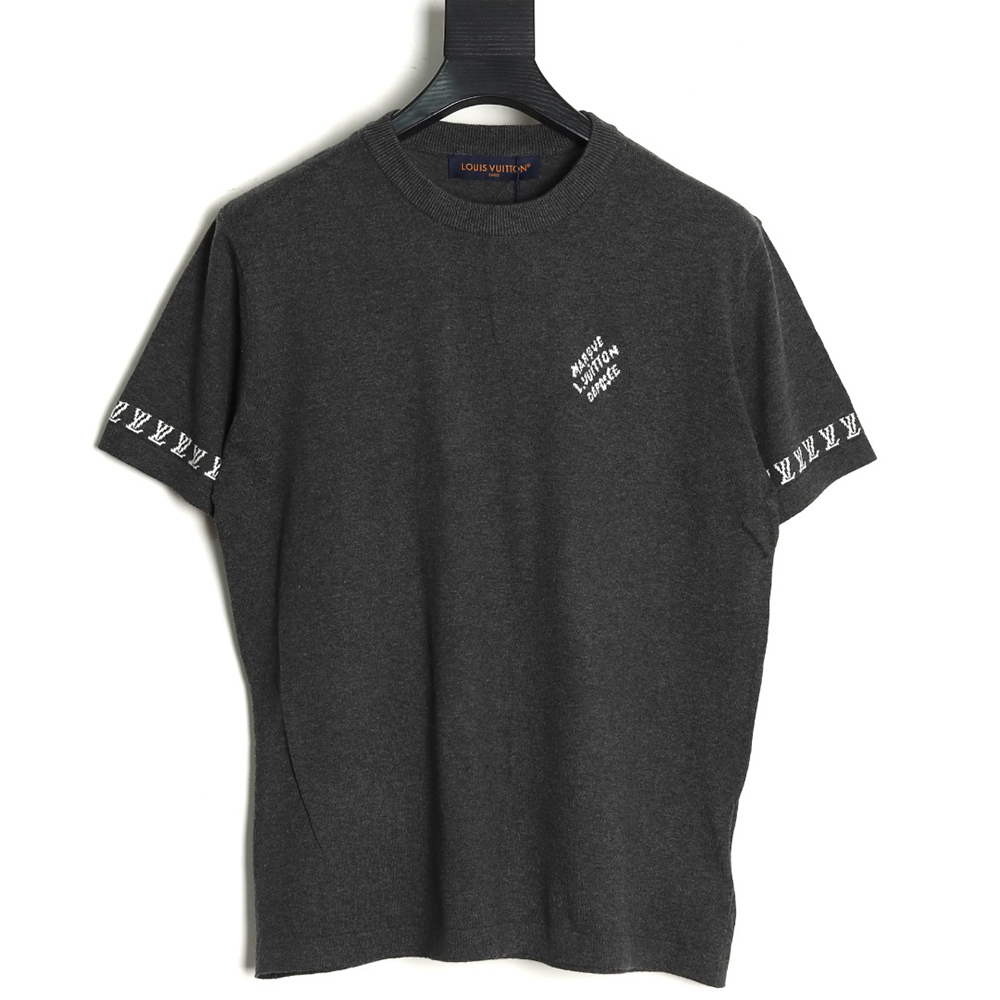 l0*is V*t0n jacquard lettering logo short sleeves tsk1