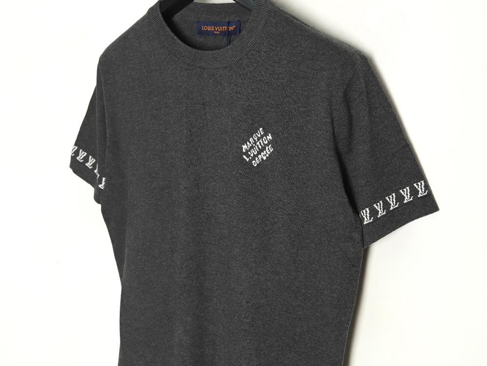 l0*is V*t0n jacquard lettering logo short sleeves tsk1