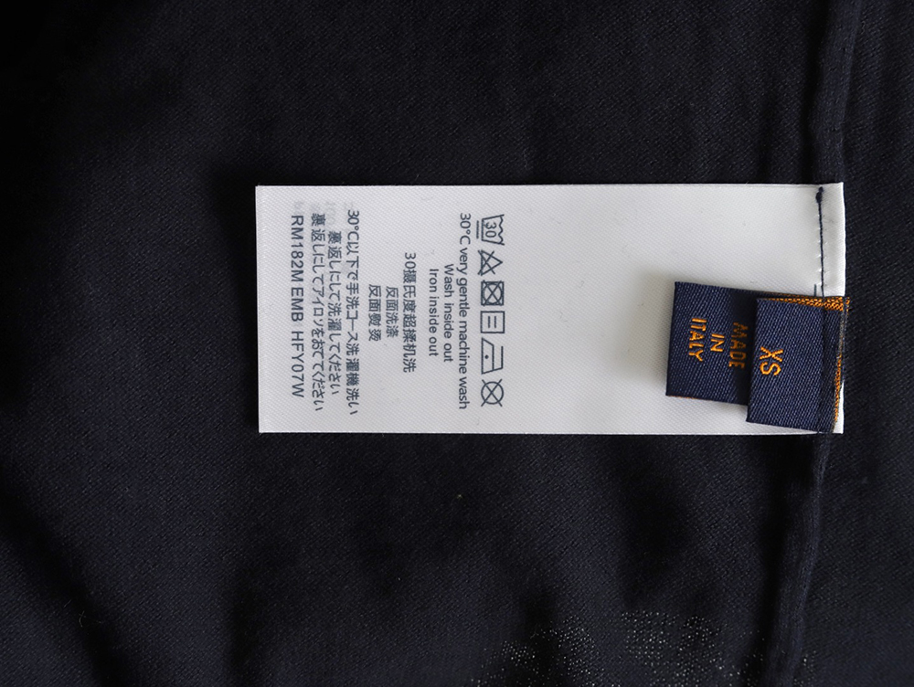 l0*is V*t0n jacquard lettering logo short sleeves tsk2