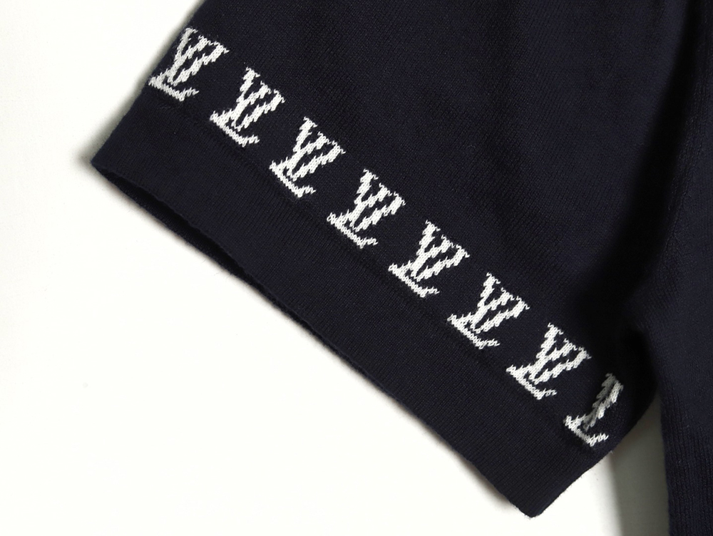 l0*is V*t0n jacquard lettering logo short sleeves tsk2