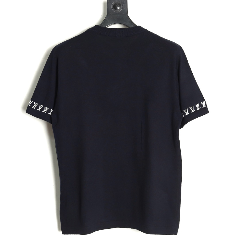 l0*is V*t0n jacquard lettering logo short sleeves tsk2