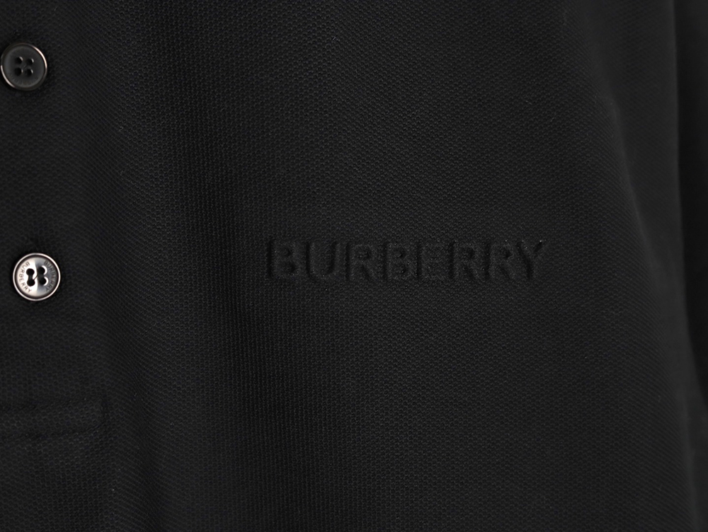 B**rry embossed embossed short sleeve polo shirt