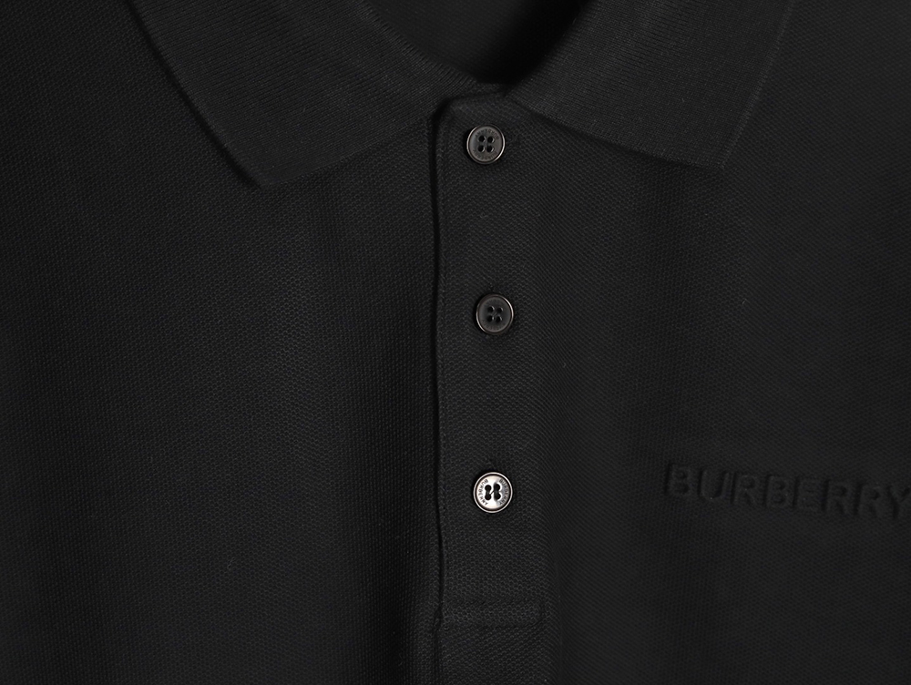 B**rry embossed embossed short sleeve polo shirt