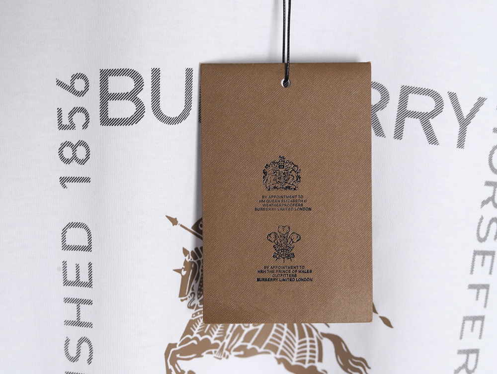 B**rry square letter gold warhorse printed short sleeve t-shirt