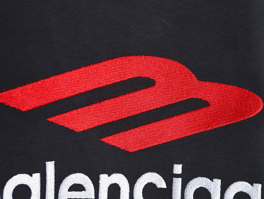 Ba*len*cia*ga 3m embroidered letters washed short sleeves tsk1