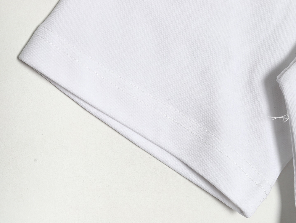 Ch**me He**ts ink-dyed horseshoe print short sleeves