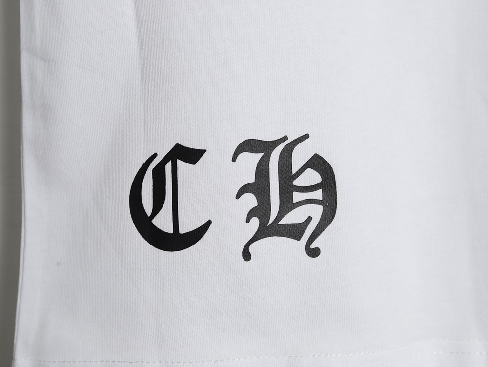 Ch**me He**ts ink-dyed horseshoe print short sleeves