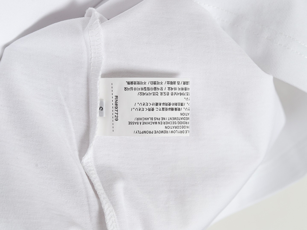 Ch**me He**ts ink-dyed horseshoe print short sleeves