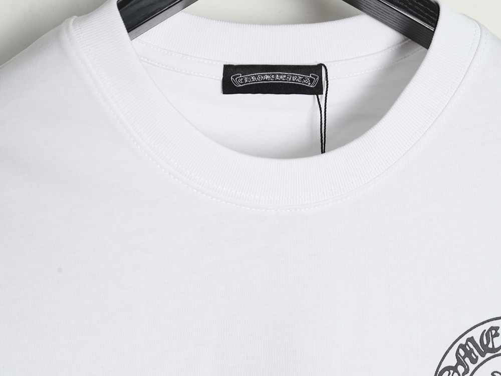 Ch**me He**ts ink-dyed horseshoe print short sleeves