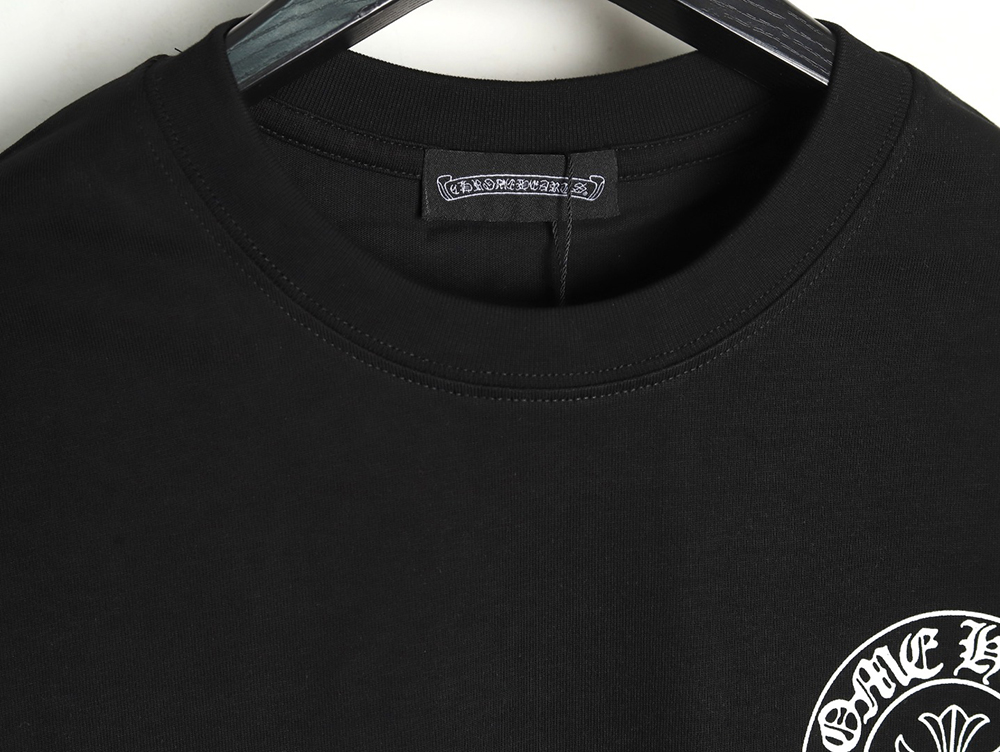 Ch**me He**ts ink-dyed horseshoe print short sleeves tsk1