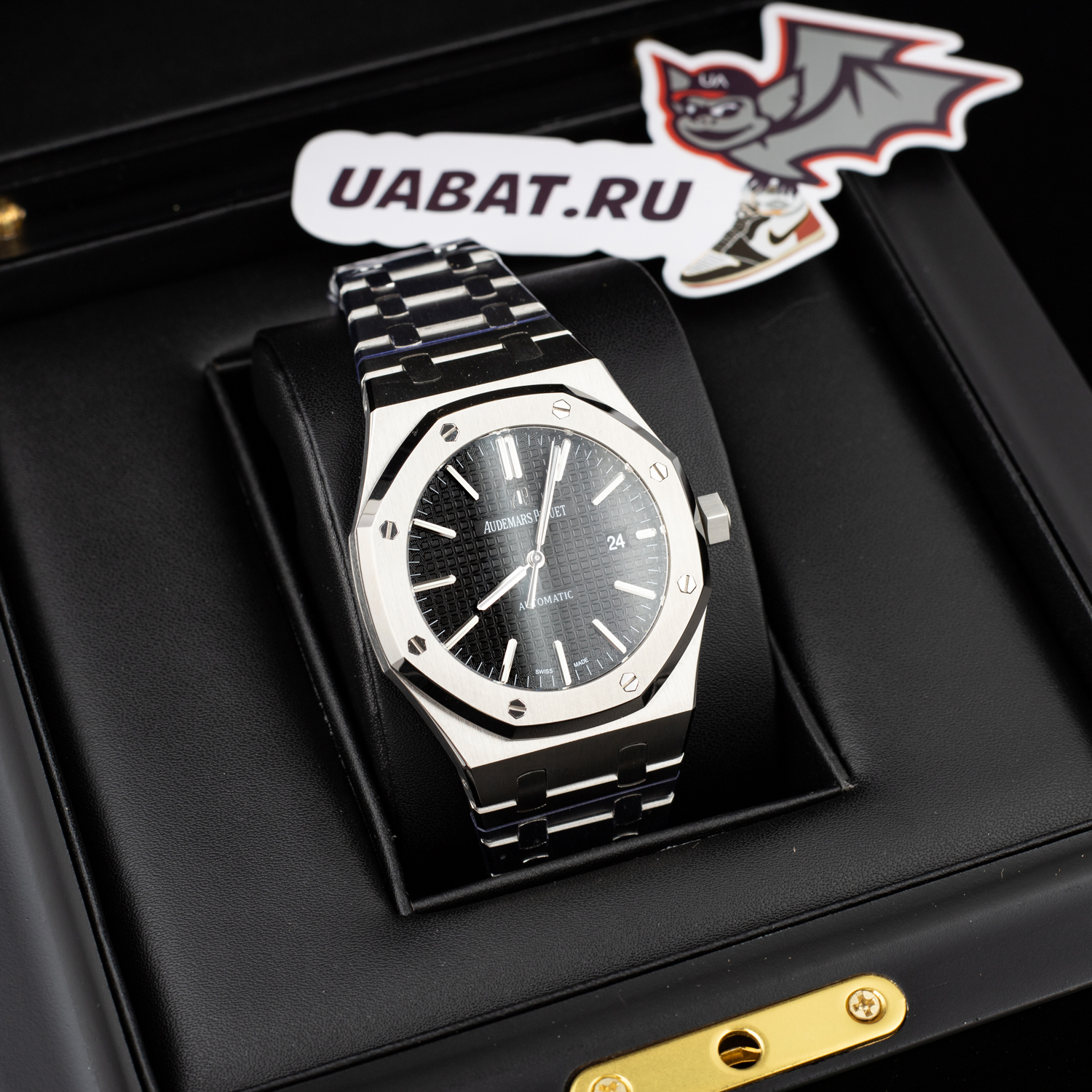 audemars P*g*et - royal oak 15400 ss/ss grey apsf a3120