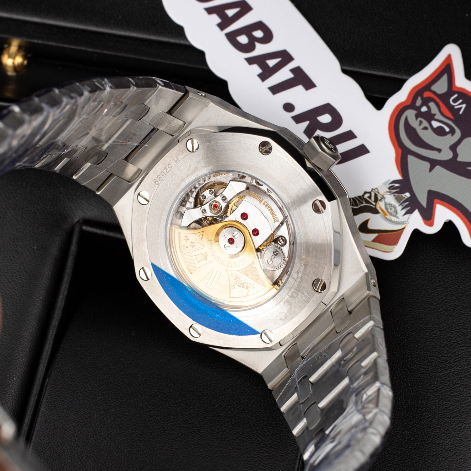 audemars P*g*et - royal oak 15400 ss/ss grey apsf a3120