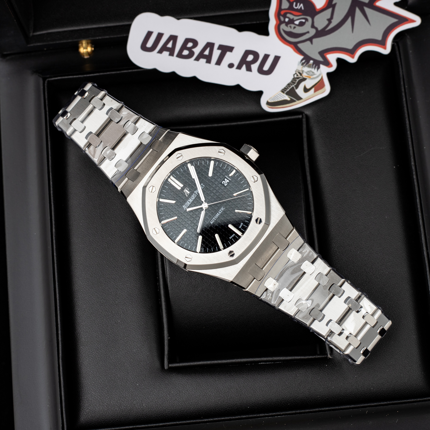 audemars P*g*et - royal oak 15400 ss/ss grey apsf a3120