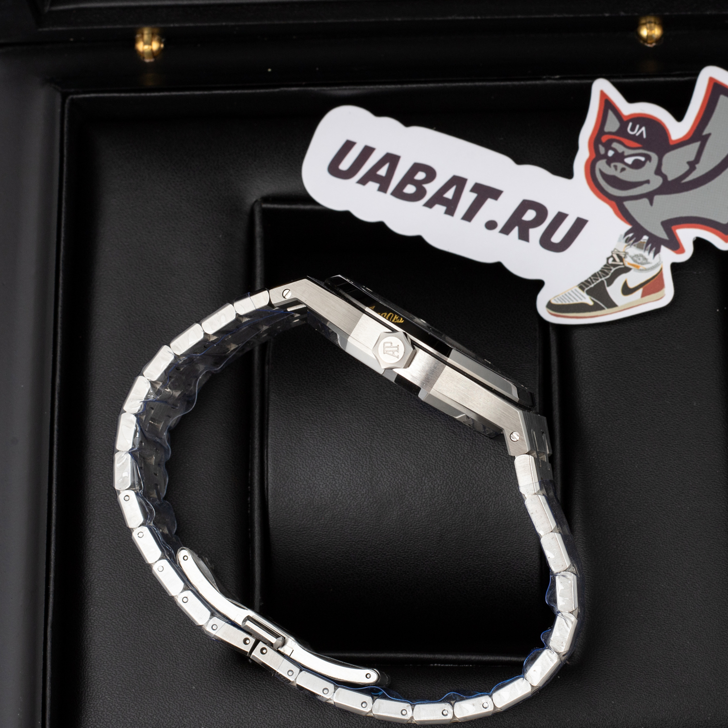 audemars P*g*et - royal oak 15400 ss/ss grey apsf a3120