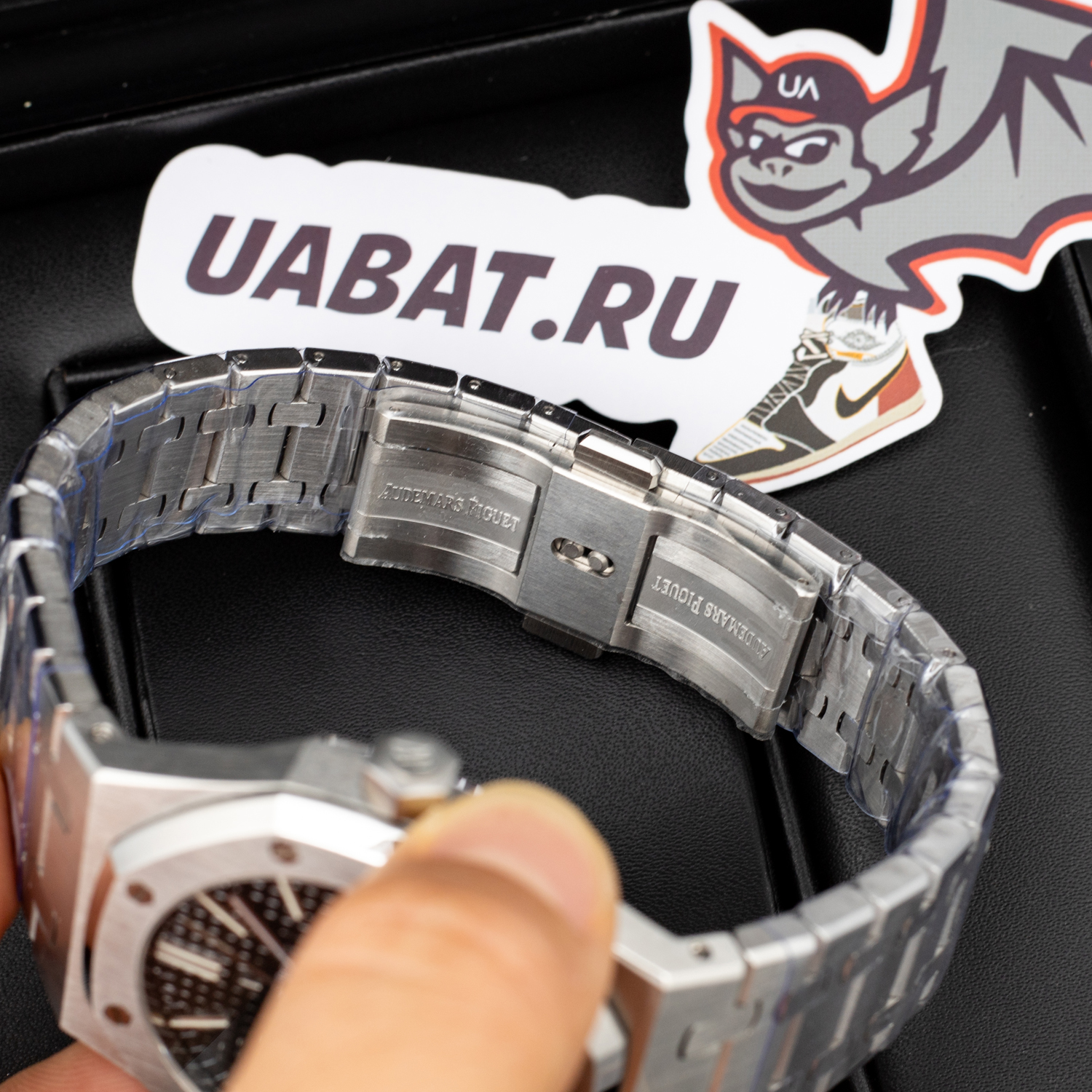 audemars P*g*et - royal oak 15400 ss/ss grey apsf a3120