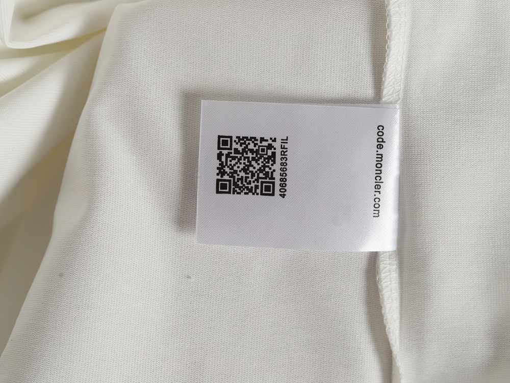 Moncler laminated logo short sleeve