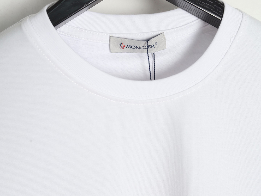 Moncler chest patch back letter print short sleeves