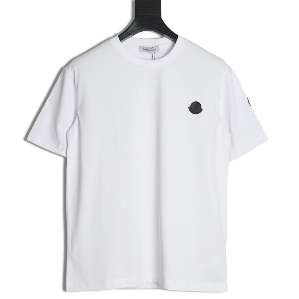 Moncler chest patch back letter print short sleeves