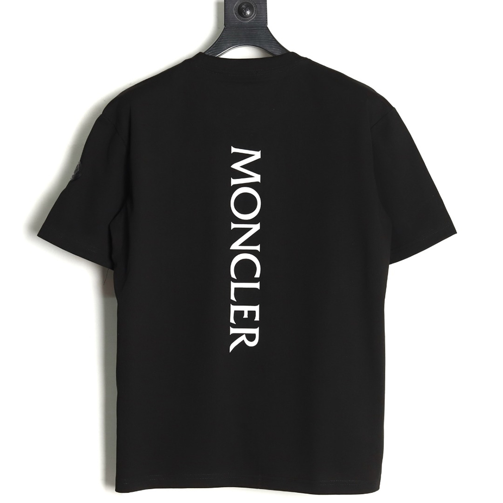 Moncler chest patch back letter print short sleeves TSK1