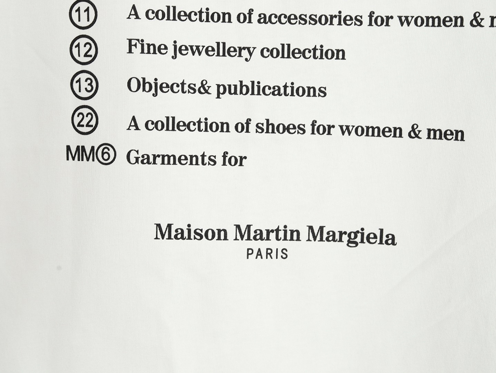 ma*s*n Ma*i*la alphanumeric print short-sleeved t-shirt