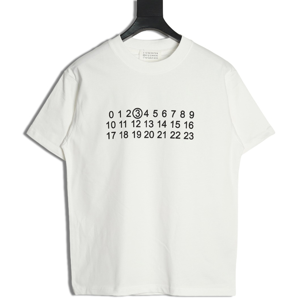 ma*s*n Ma*i*la alphanumeric print short-sleeved t-shirt