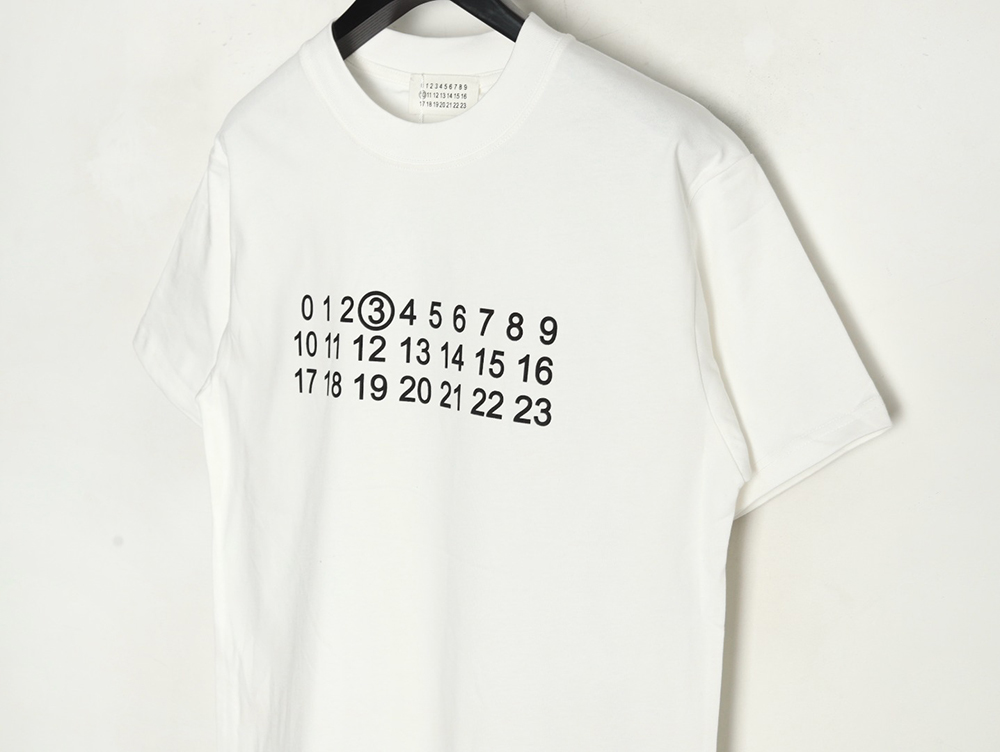 ma*s*n Ma*i*la alphanumeric print short-sleeved t-shirt