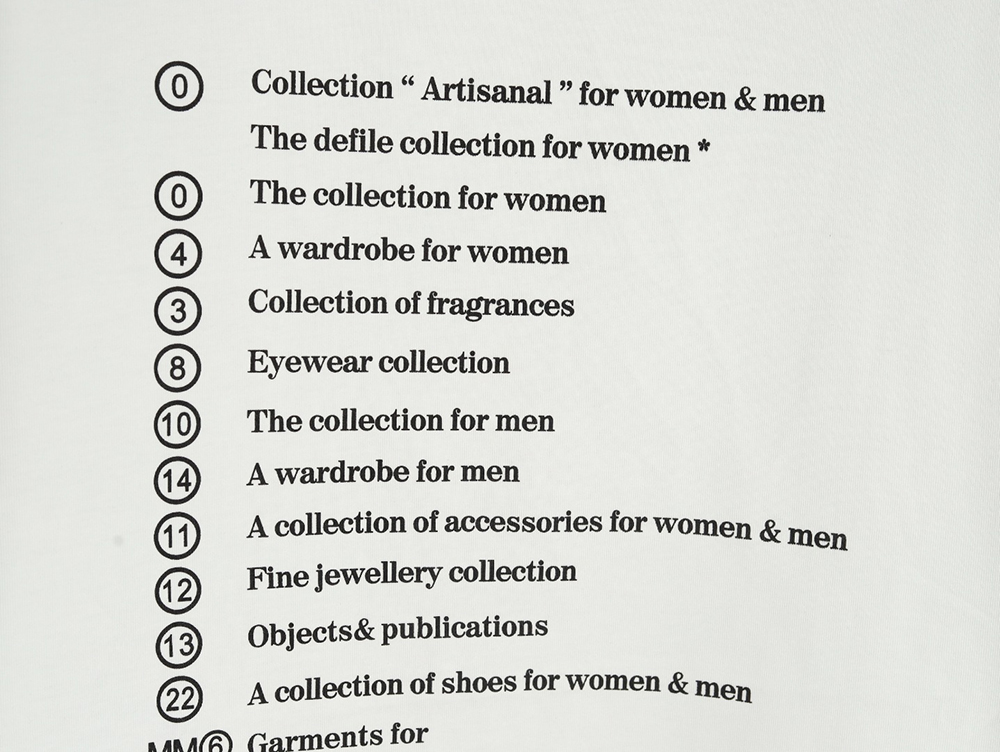 ma*s*n Ma*i*la alphanumeric print short-sleeved t-shirt