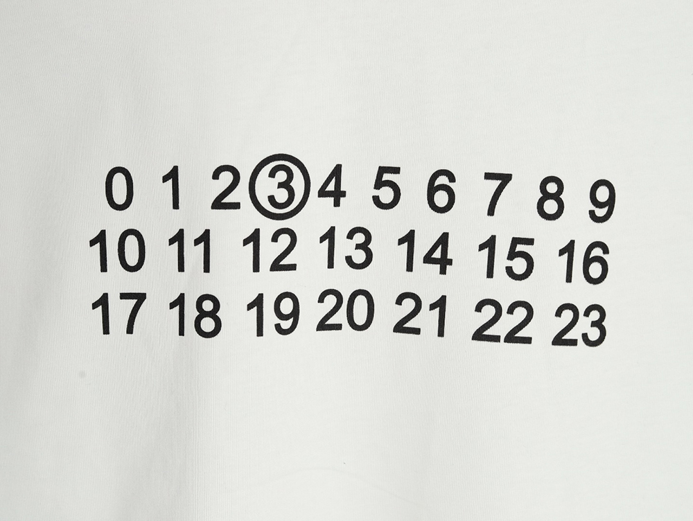 ma*s*n Ma*i*la alphanumeric print short-sleeved t-shirt