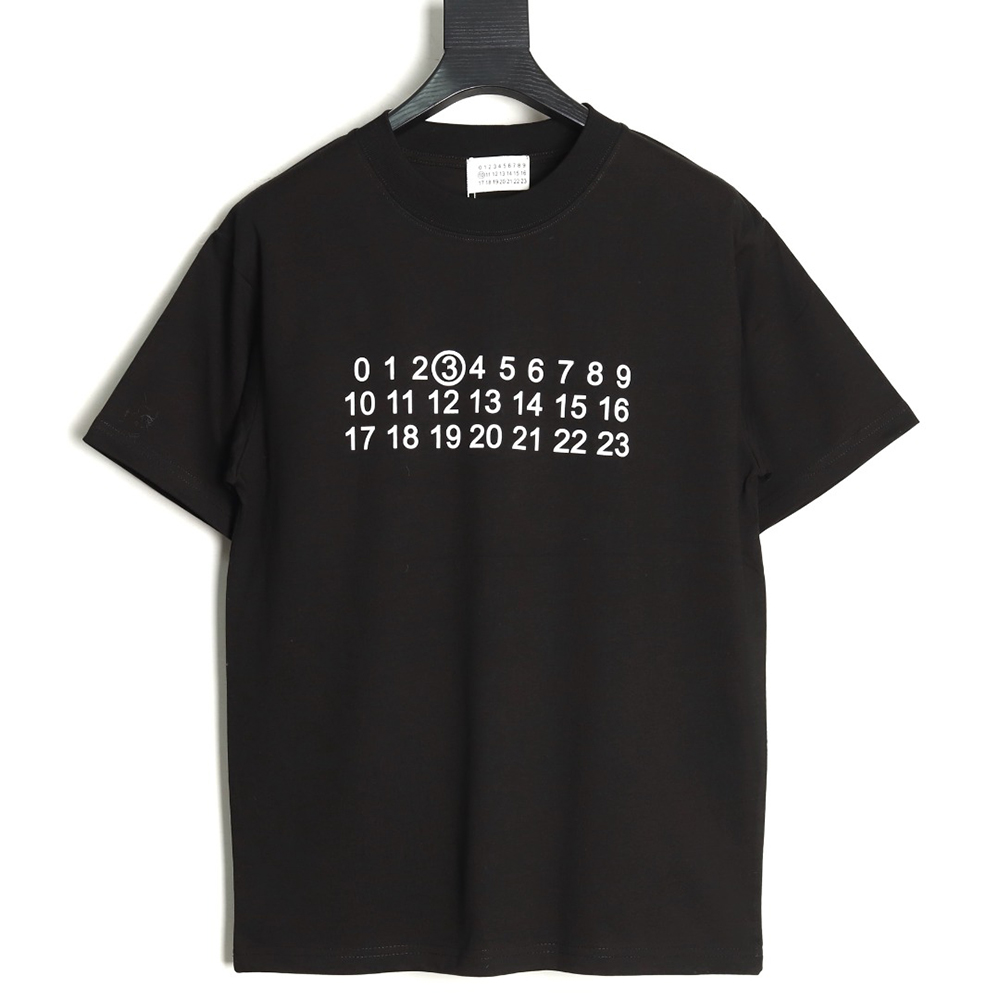 ma*s*n Ma*i*la alphanumeric print short-sleeved t-shirt tsk1