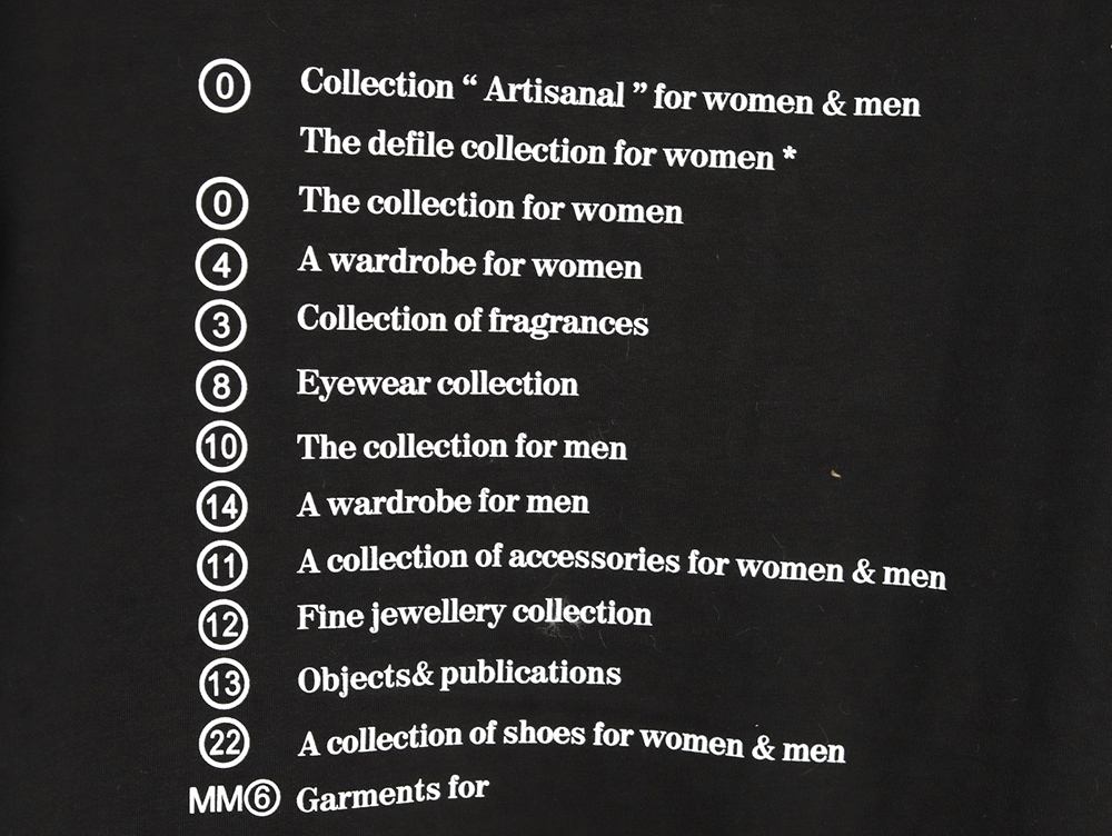 ma*s*n Ma*i*la alphanumeric print short-sleeved t-shirt tsk1