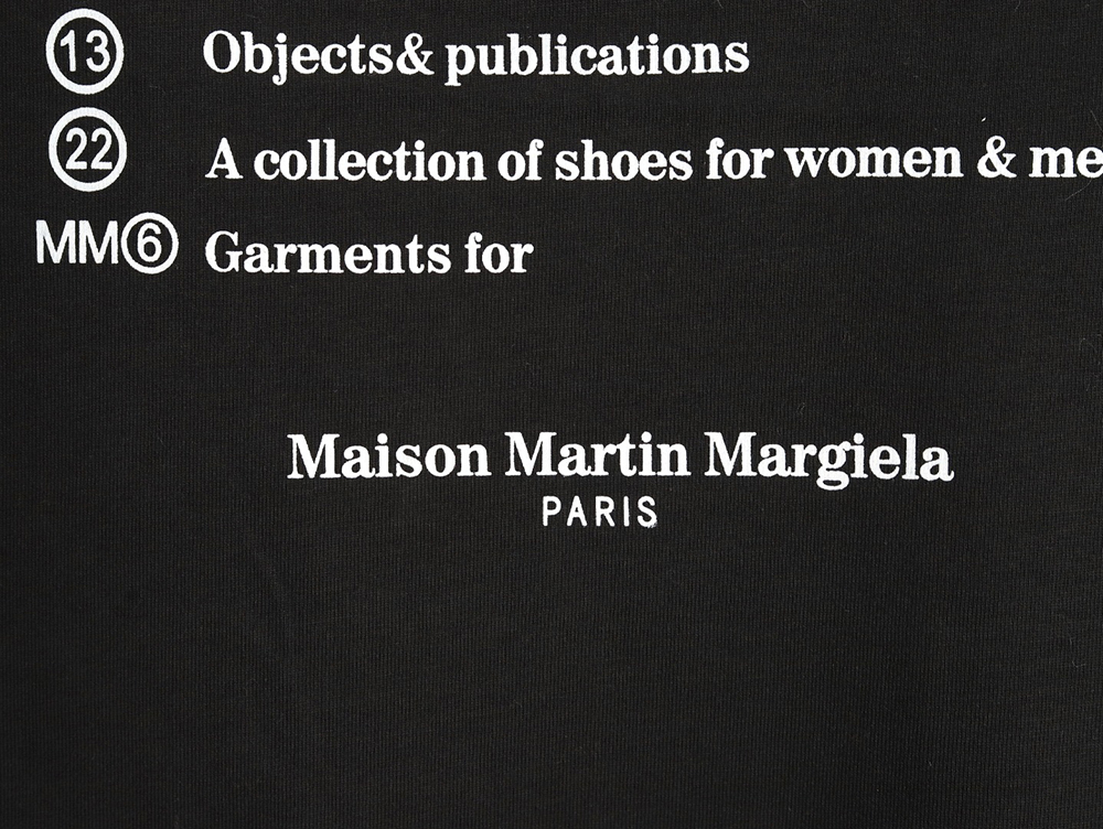 ma*s*n Ma*i*la alphanumeric print short-sleeved t-shirt tsk1