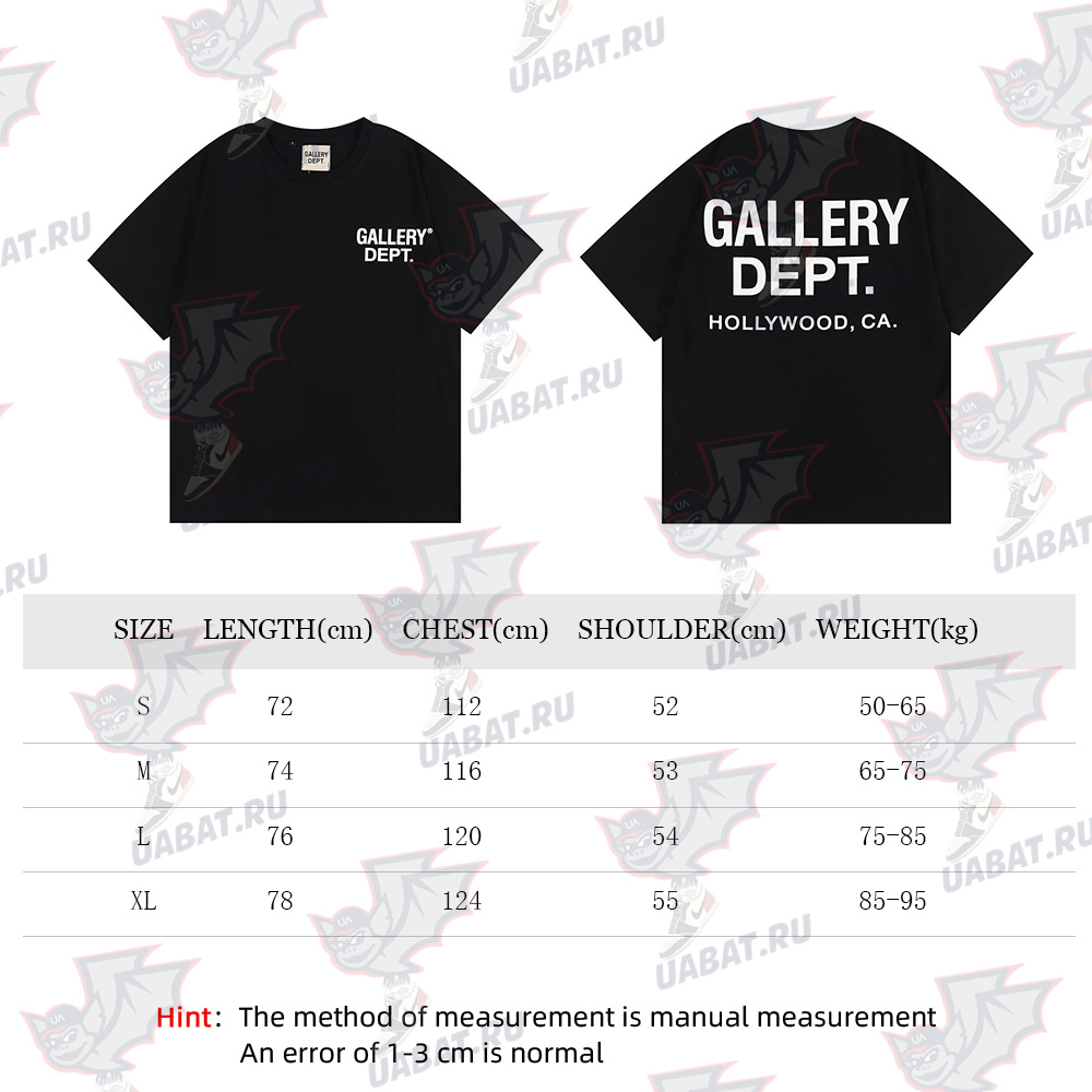 Gallery Dept 21ss English Letters Logo Printed Short Sleeves