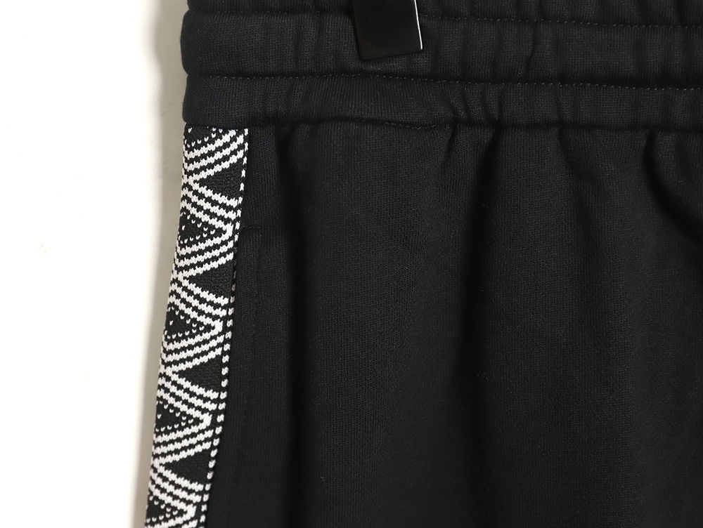 L0ew* colorblock webbing logo embroidered shorts