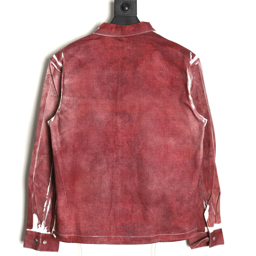 D*or funny dinosaur foot denim shirt jacket