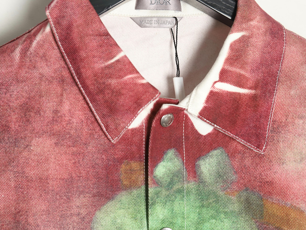 D*or funny dinosaur foot denim shirt jacket