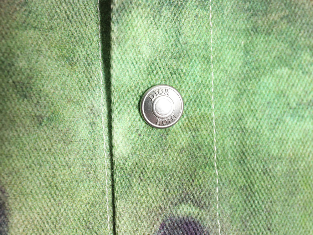 D*or funny dinosaur foot denim shirt jacket