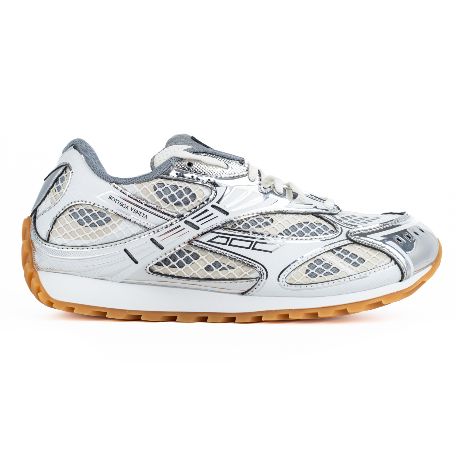 bo*te*ga Ve*ne*ta orbit runner sneaker  ''silver''