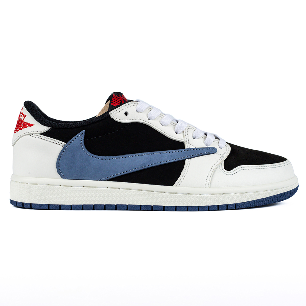 Travis Scott x Air Jordan 1 Low OG ''Black White Blue''